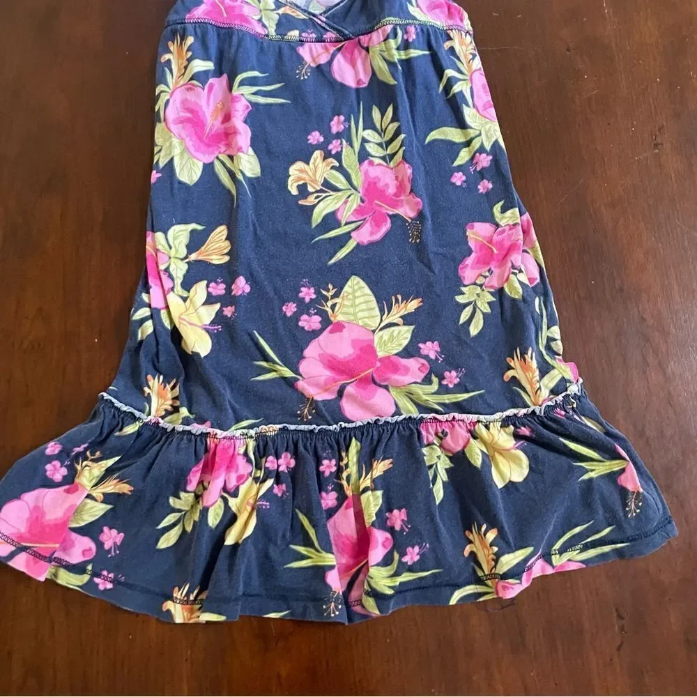 H&M Little Girls Floral Spaghetti Strap Dress Summer Size 2-4T